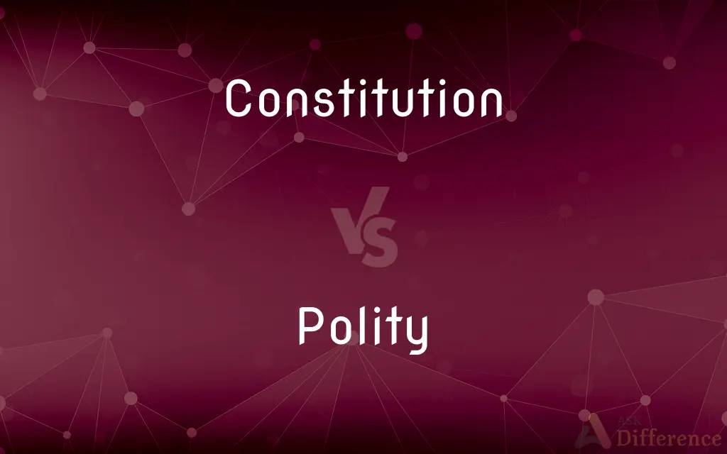 Constitution vs. Polity — What's the Difference?