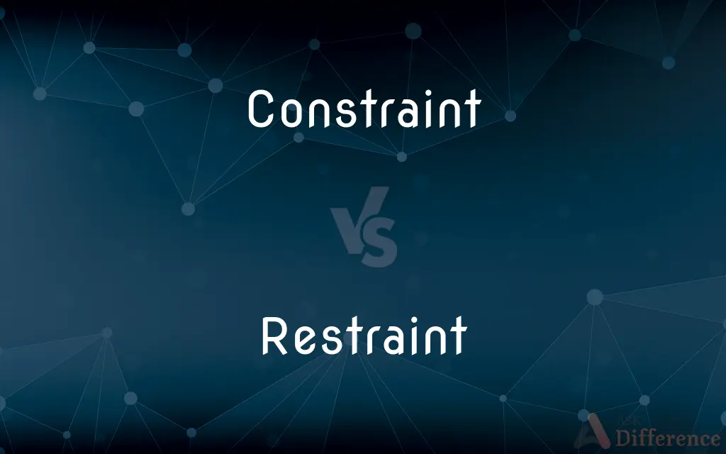 Constraint vs. Restraint — What's the Difference?