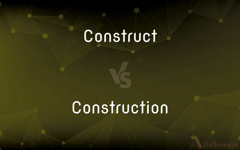 Construct vs. Construction — What's the Difference?