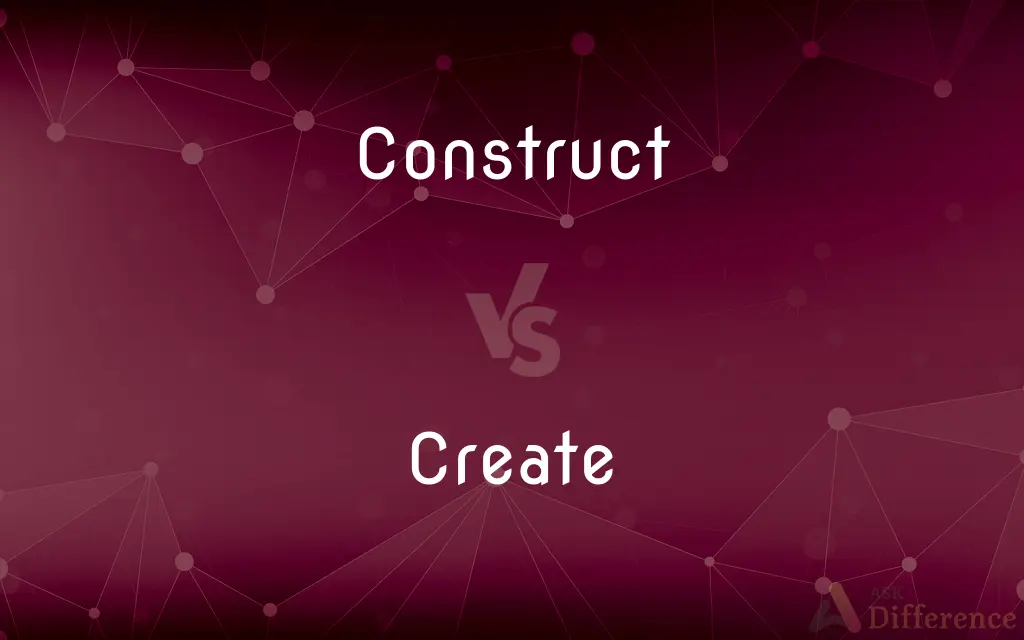 Construct vs. Create — What's the Difference?
