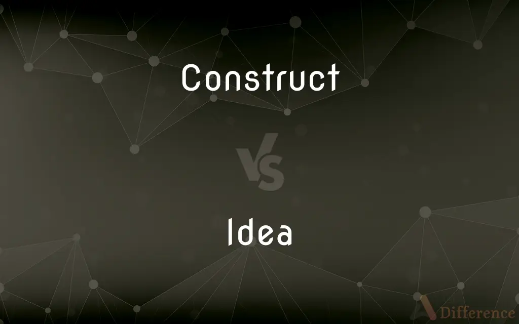 Construct vs. Idea — What's the Difference?