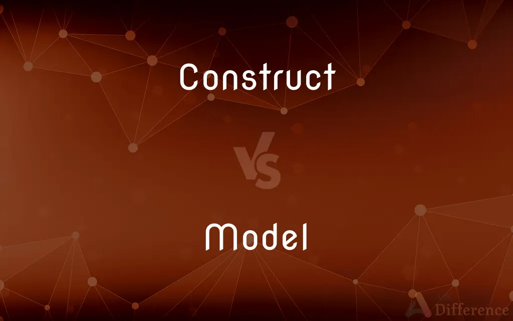 Construct vs. Model — What's the Difference?