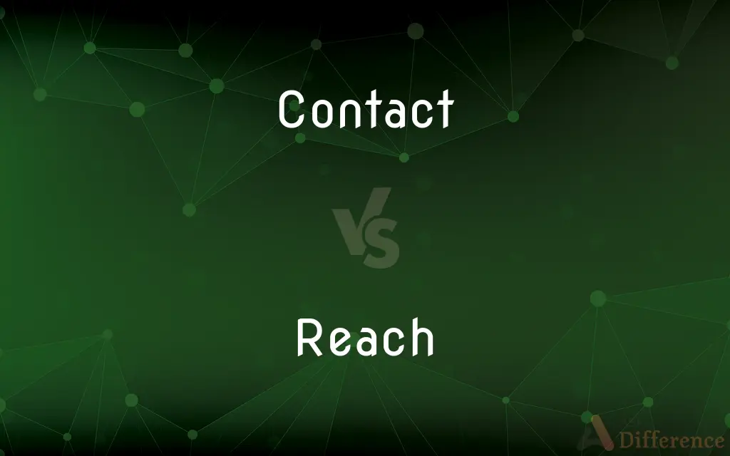 Contact vs. Reach — What's the Difference?