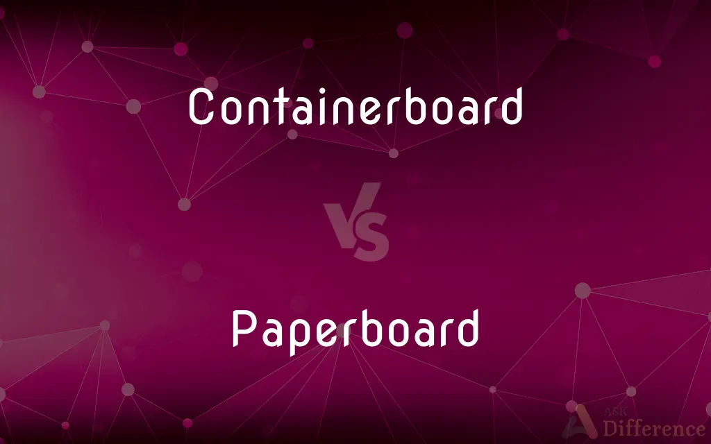 Containerboard vs. Paperboard — What's the Difference?