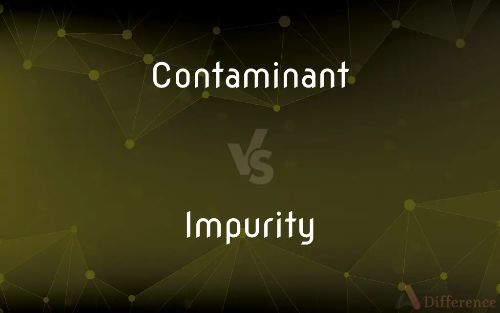 Contaminant vs. Impurity — What's the Difference?