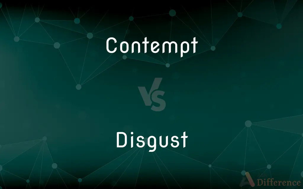 Contempt vs. Disgust — What's the Difference?
