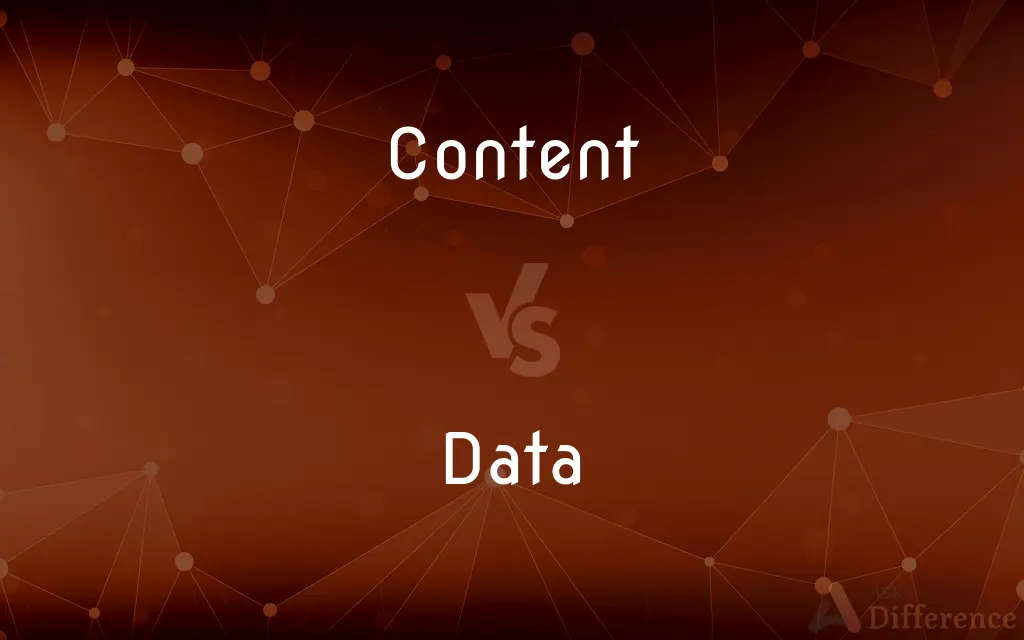 Content vs. Data — What's the Difference?