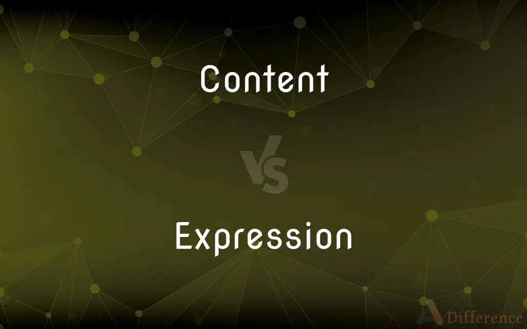 Content vs. Expression — What's the Difference?