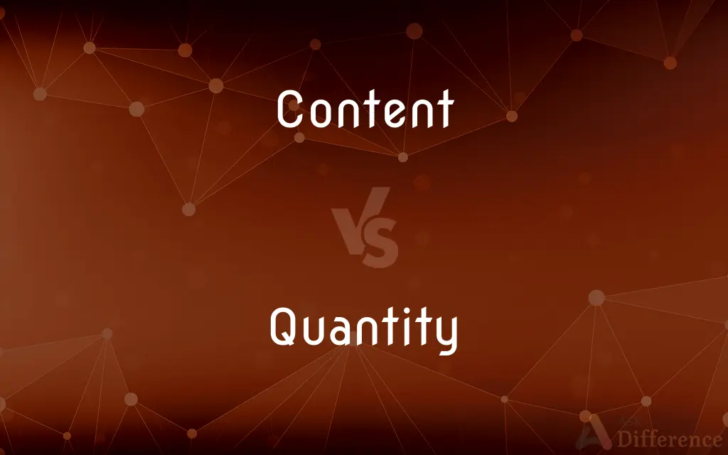 Content vs. Quantity — What's the Difference?