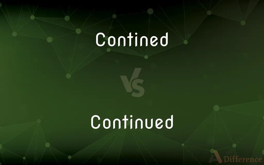 Contined vs. Continued — Which is Correct Spelling?