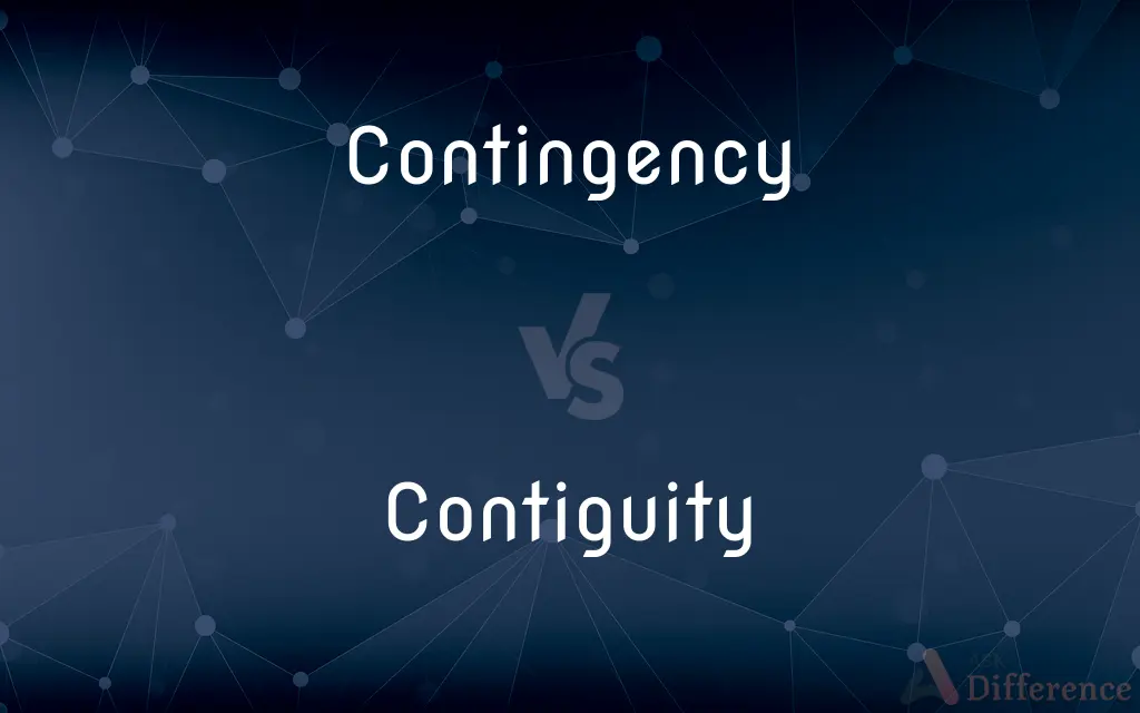 Contingency vs. Contiguity — What's the Difference?