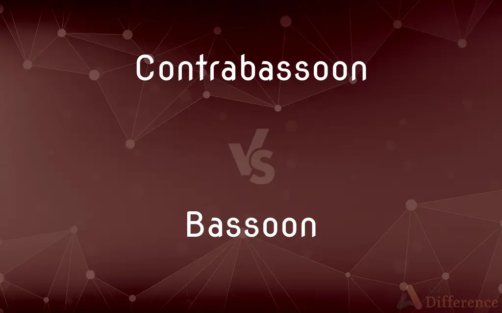 Contrabassoon vs. Bassoon — What's the Difference?