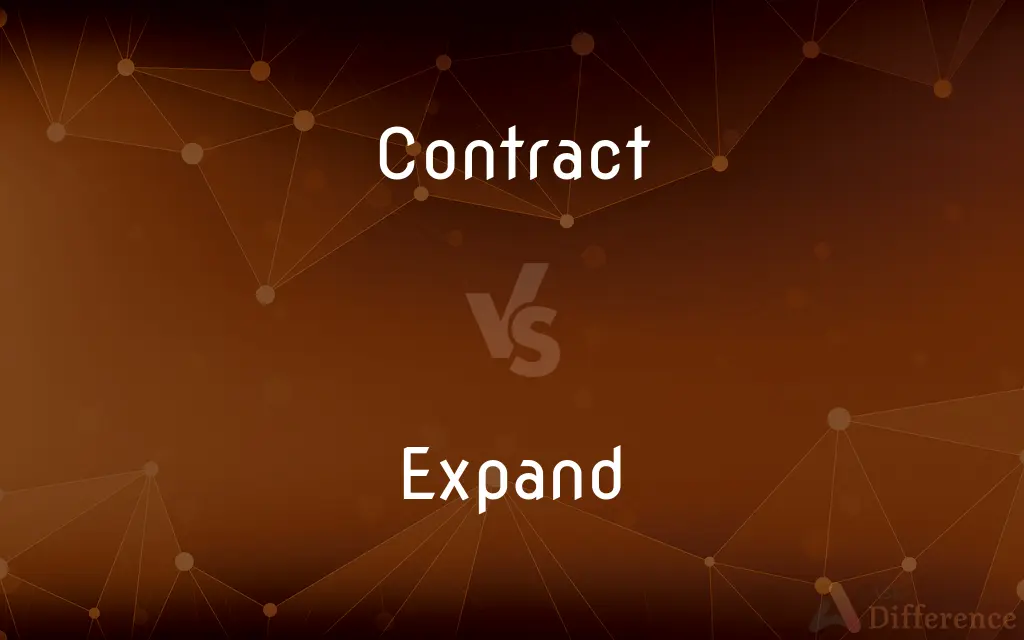 Contract vs. Expand — What's the Difference?