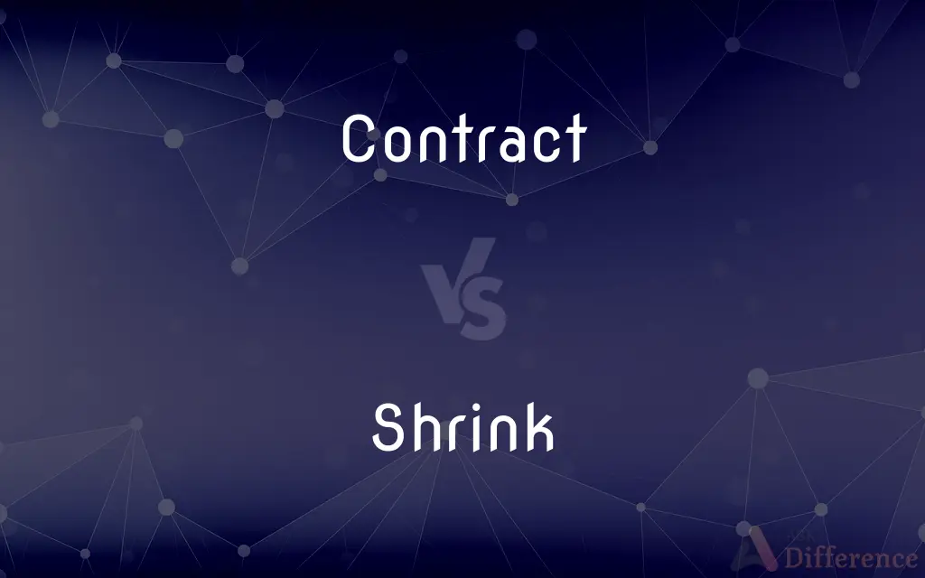 Contract vs. Shrink — What's the Difference?