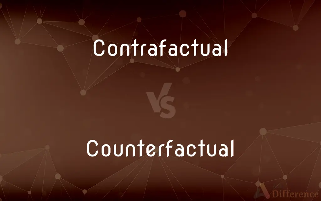 Contrafactual vs. Counterfactual — What's the Difference?