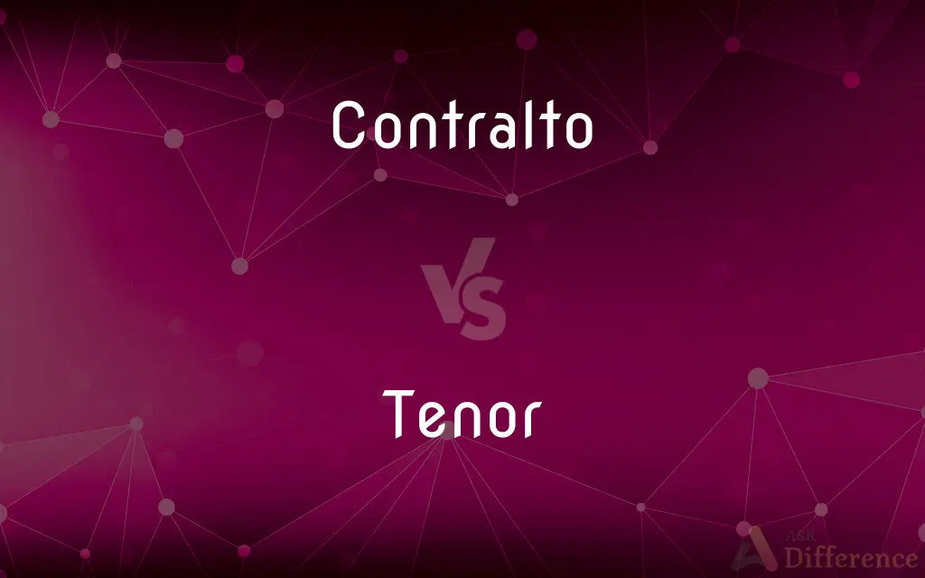 Contralto vs. Tenor — What's the Difference?