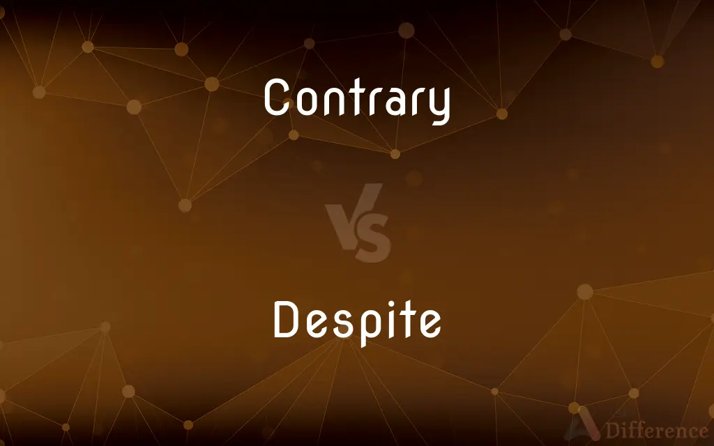 Contrary vs. Despite — What's the Difference?