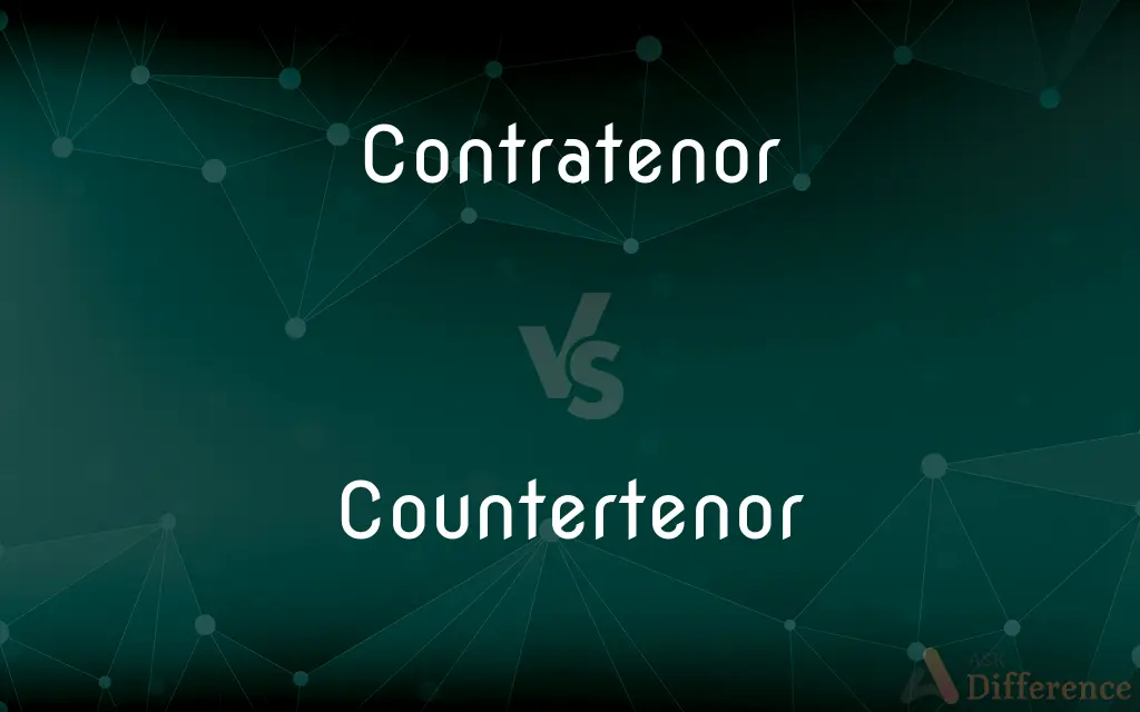 Contratenor vs. Countertenor — Which is Correct Spelling?