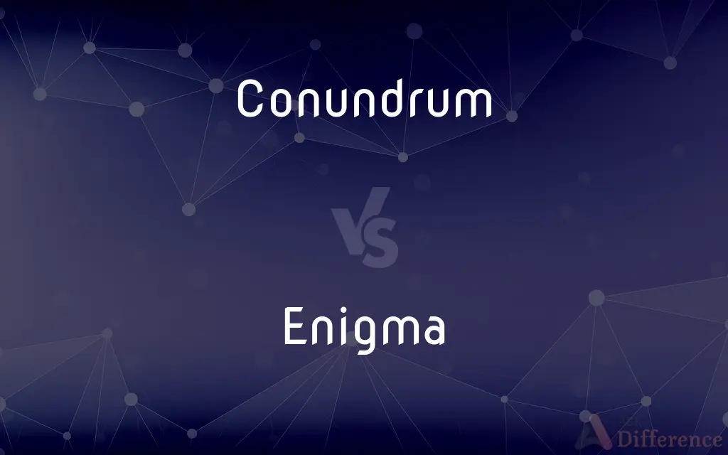 Conundrum vs. Enigma — What's the Difference?