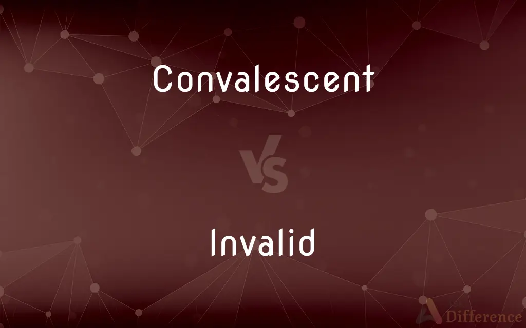 Convalescent vs. Invalid — What's the Difference?