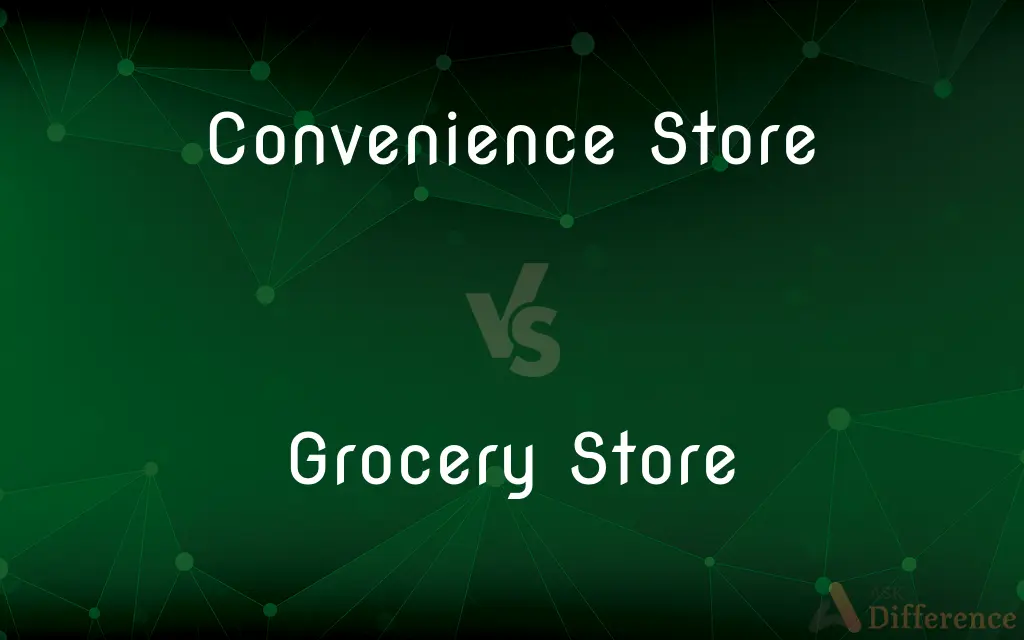 Convenience Store vs. Grocery Store — What's the Difference?