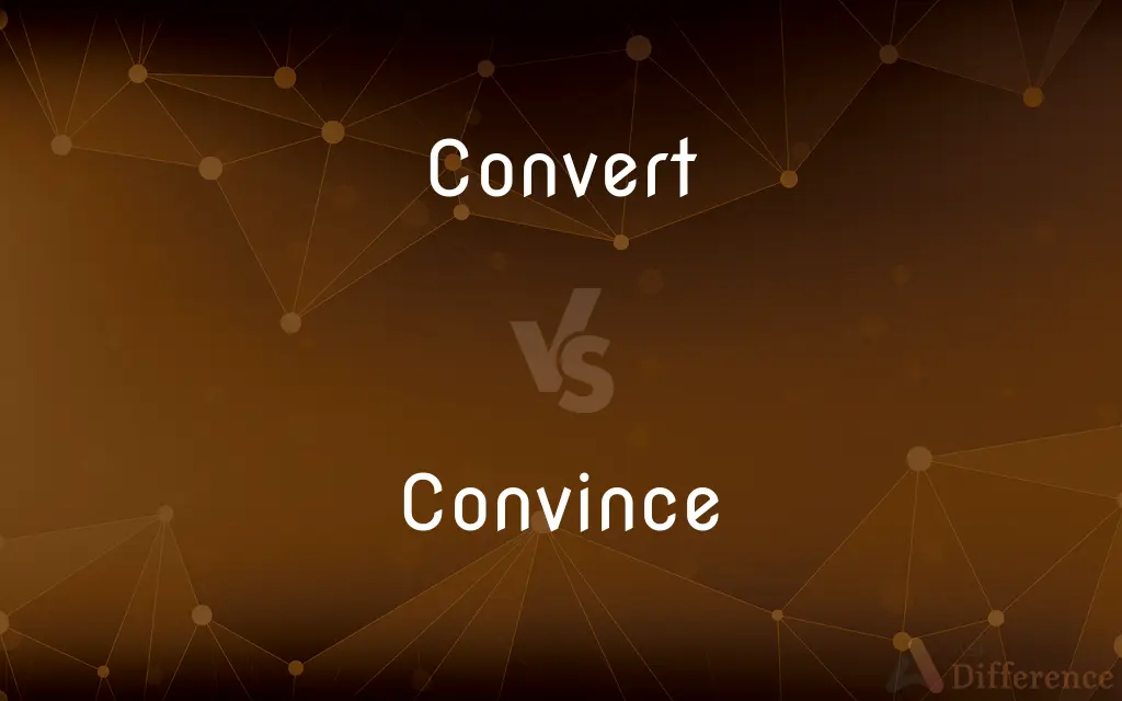 Convert vs. Convince — What's the Difference?