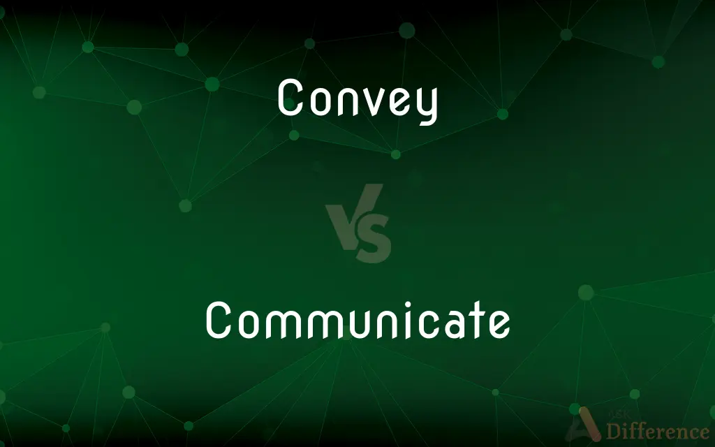 Convey vs. Communicate — What's the Difference?
