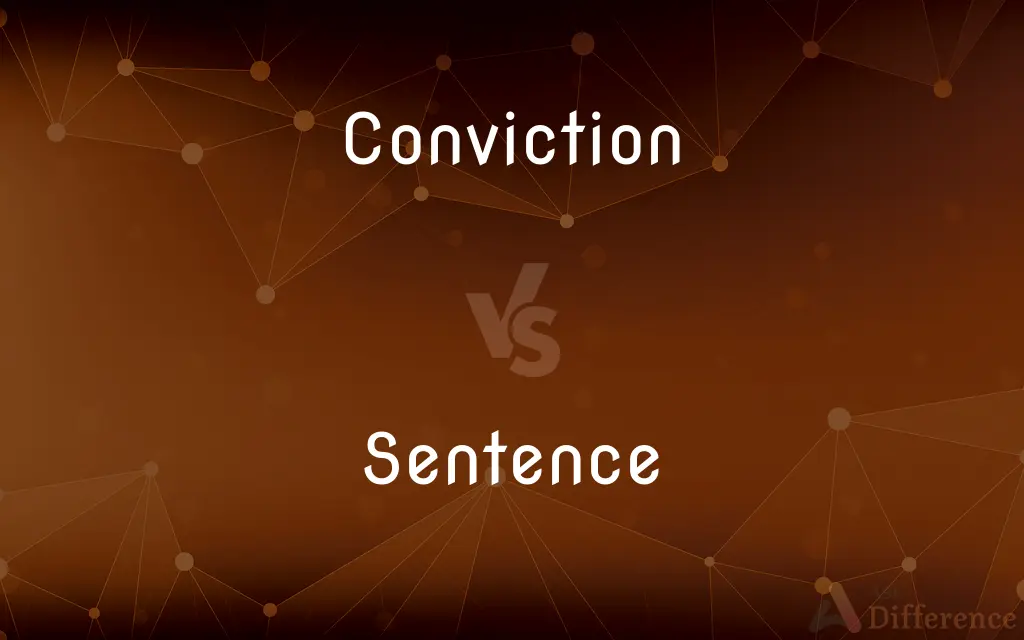 Conviction vs. Sentence — What's the Difference?