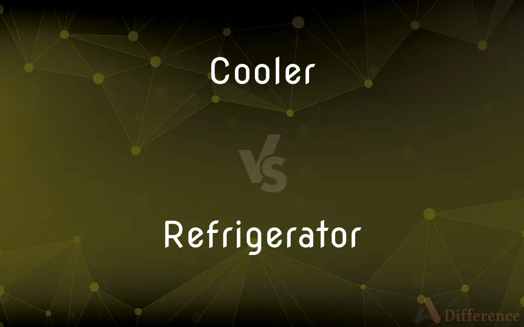Cooler vs. Refrigerator — What's the Difference?