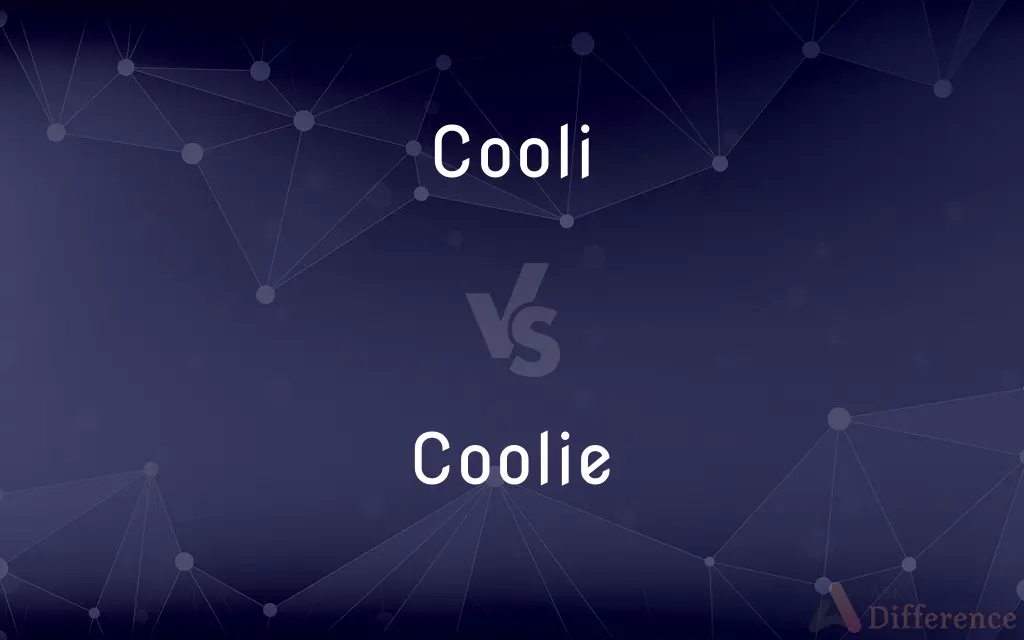 Cooli vs. Coolie — What's the Difference?
