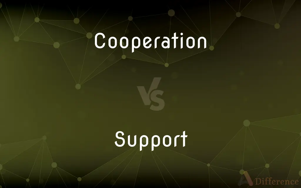 Cooperation vs. Support — What's the Difference?