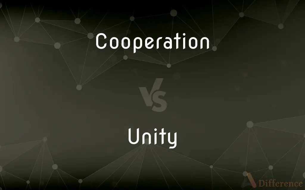 Cooperation vs. Unity — What's the Difference?