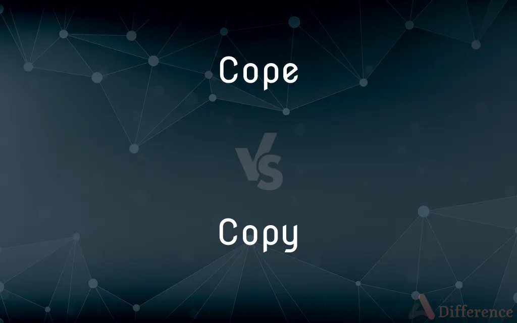 Cope vs. Copy — What's the Difference?