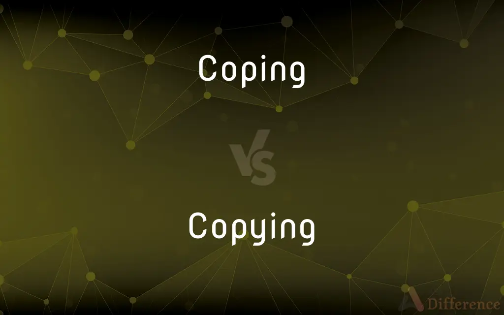 Coping vs. Copying — What's the Difference?