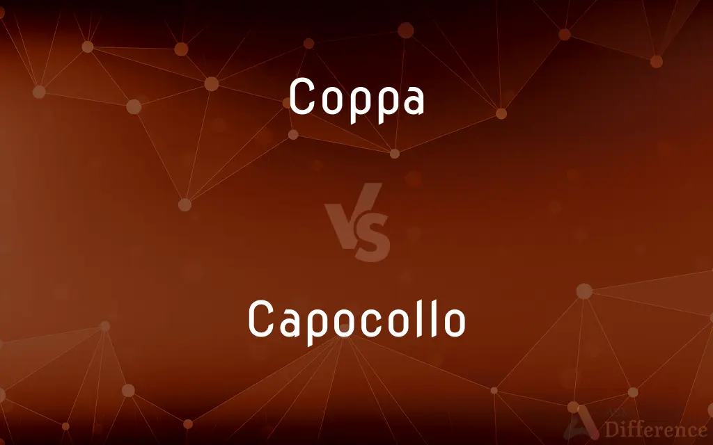 Coppa vs. Capocollo — What's the Difference?