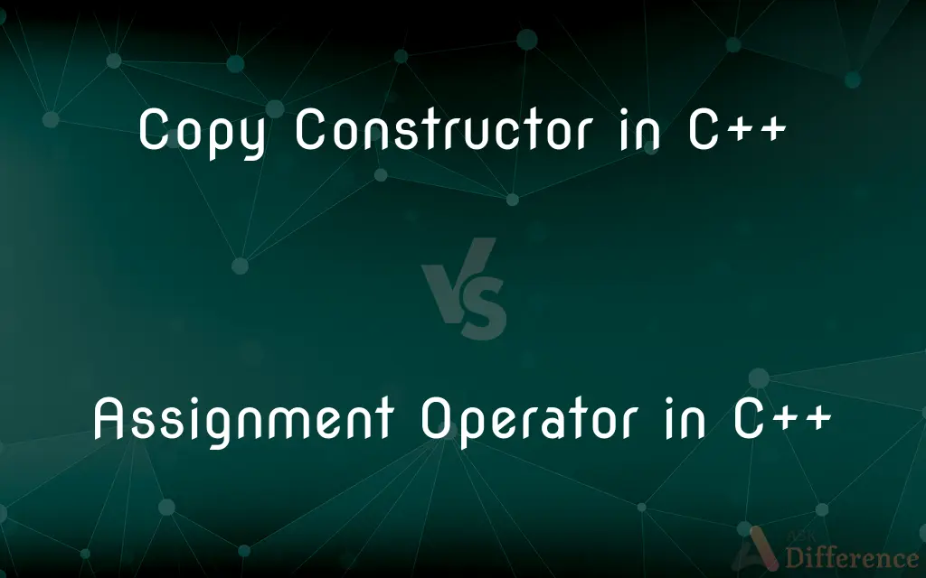Copy Constructor in C++ vs. Assignment Operator in C++ — What's the Difference?