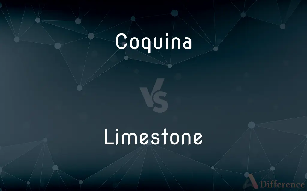 Coquina vs. Limestone — What's the Difference?