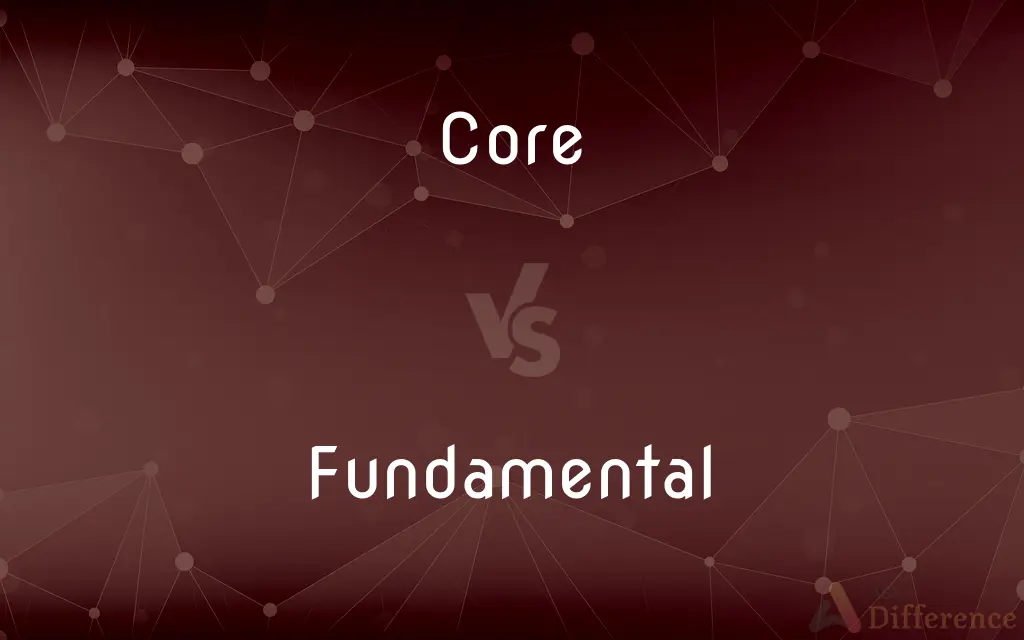 Core vs. Fundamental — What's the Difference?