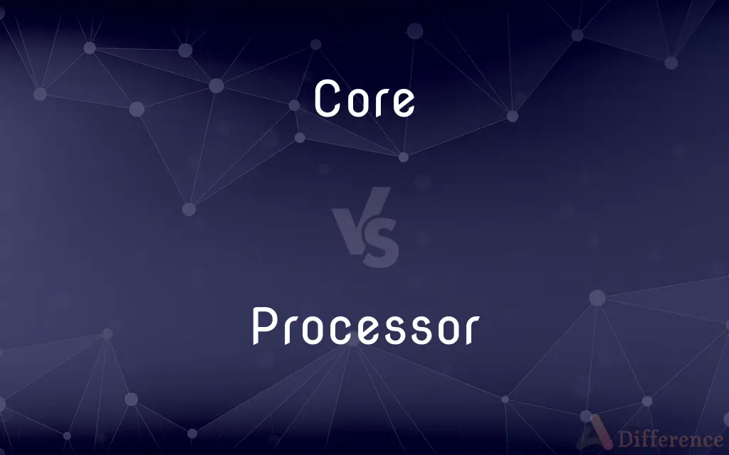 Core vs. Processor — What's the Difference?