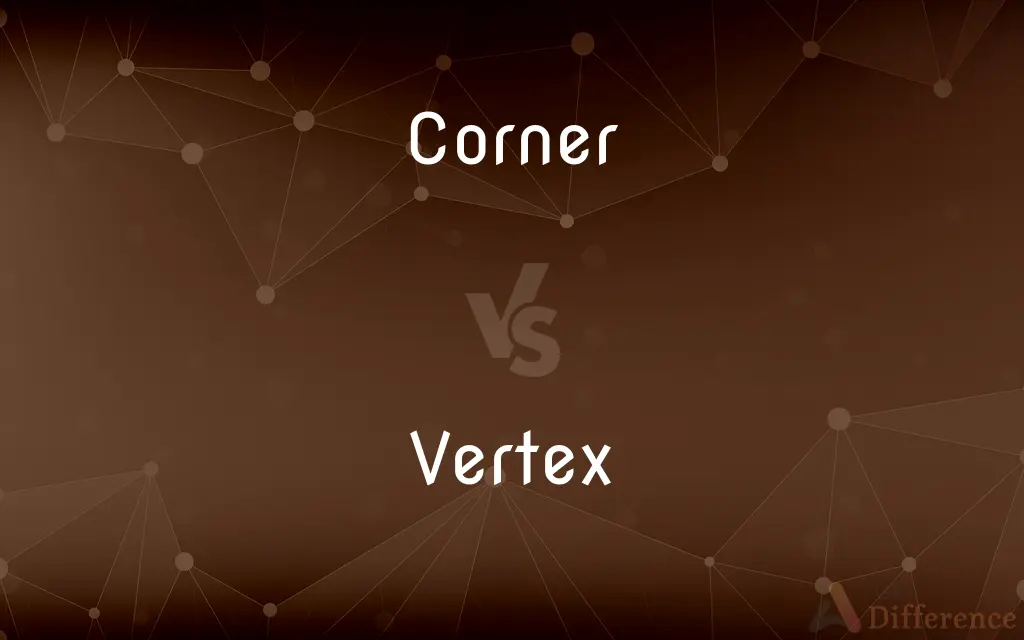 Corner vs. Vertex — What's the Difference?