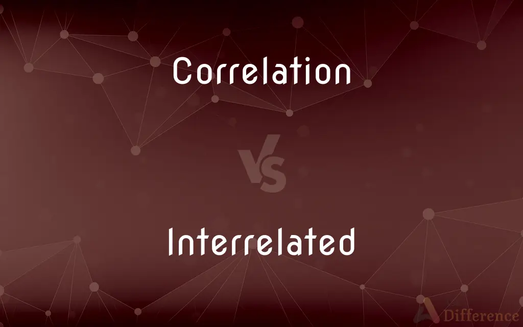Correlation vs. Interrelated — What's the Difference?