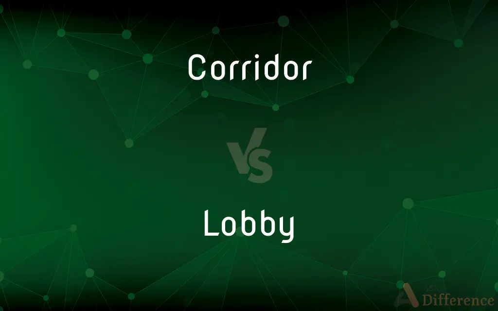 Corridor vs. Lobby — What's the Difference?