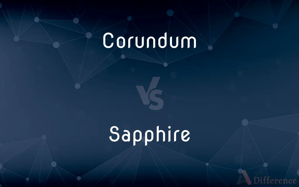 Corundum vs. Sapphire — What's the Difference?