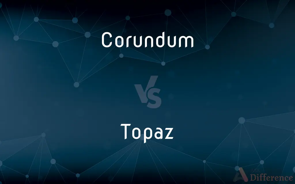 Corundum vs. Topaz — What's the Difference?