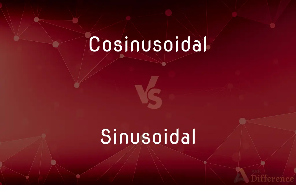 Cosinusoidal vs. Sinusoidal — What's the Difference?