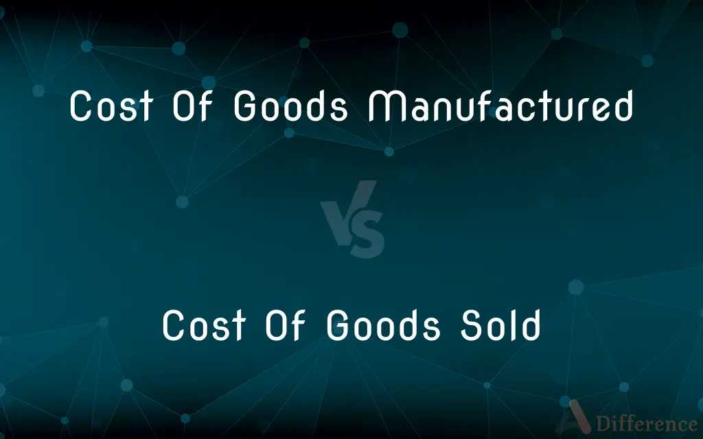 Cost Of Goods Manufactured vs. Cost Of Goods Sold — What's the Difference?