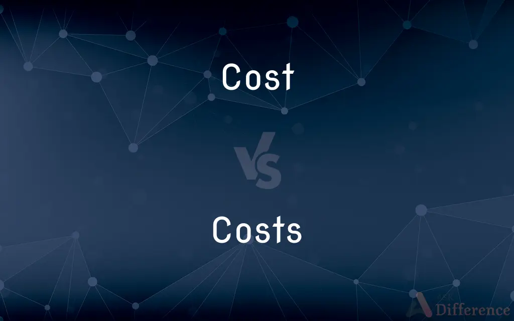 Cost vs. Costs — What's the Difference?