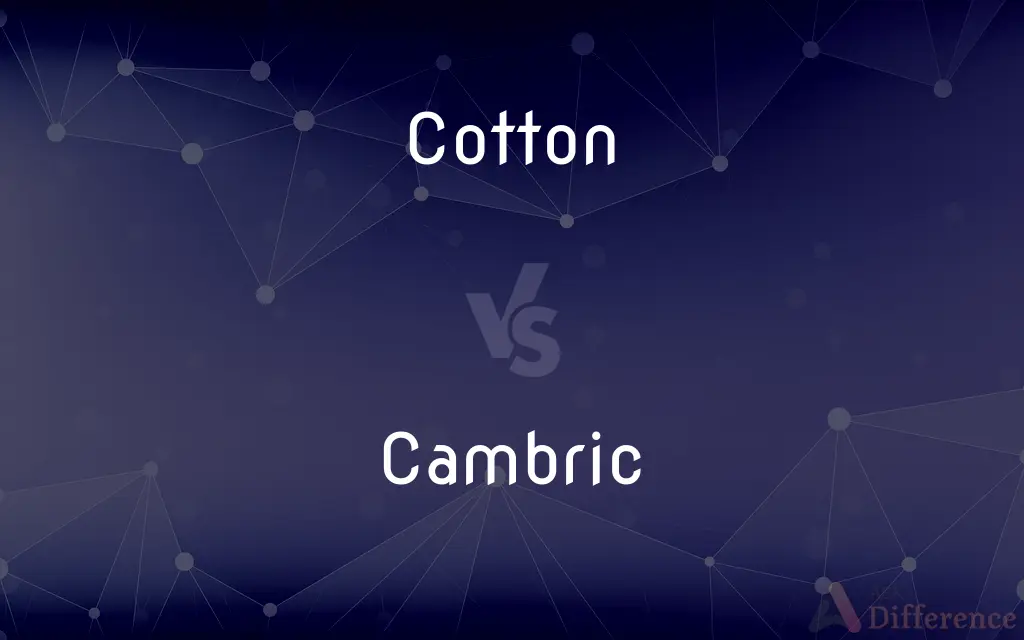 Cotton vs. Cambric — What's the Difference?
