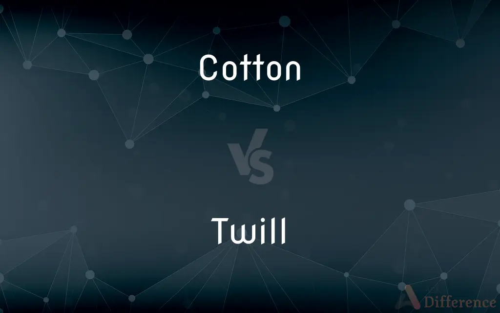 Cotton vs. Twill — What's the Difference?