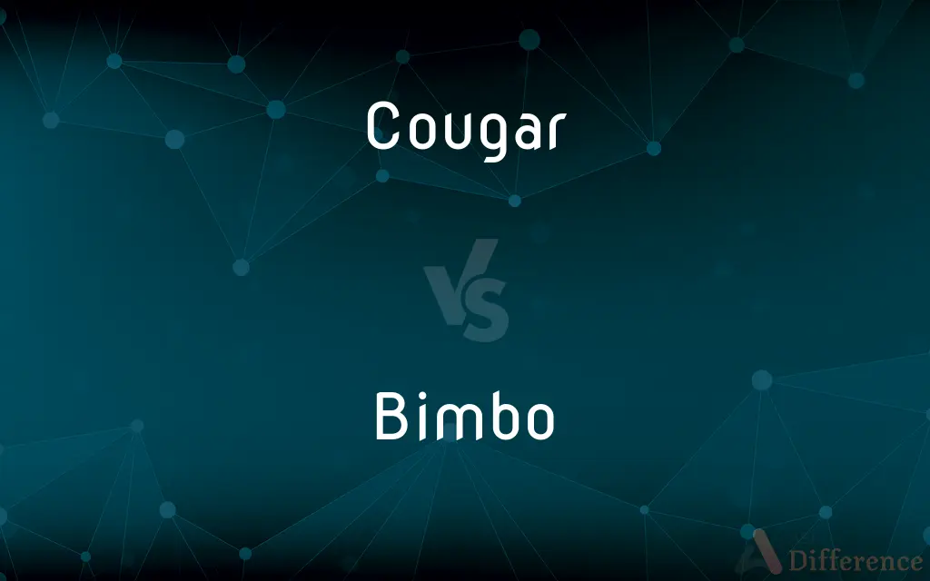 Cougar vs. Bimbo — What's the Difference?